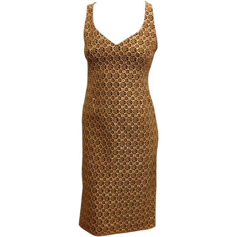 Prada Gold Dress
