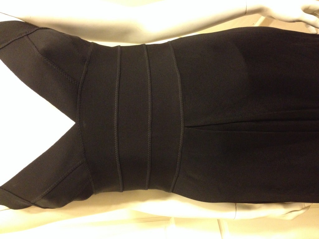 Proenza Schouler Black Bandage Dress In New Condition In San Francisco, CA