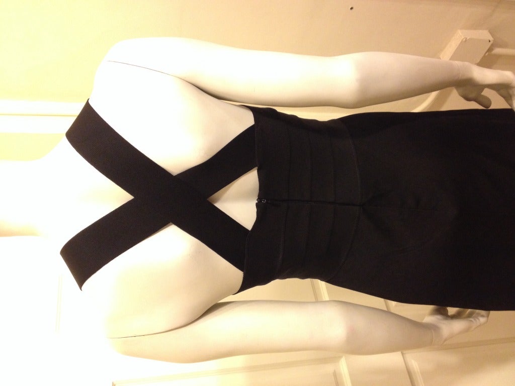 Proenza Schouler Black Bandage Dress 1