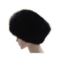 Eric Javits Black Mink Hat