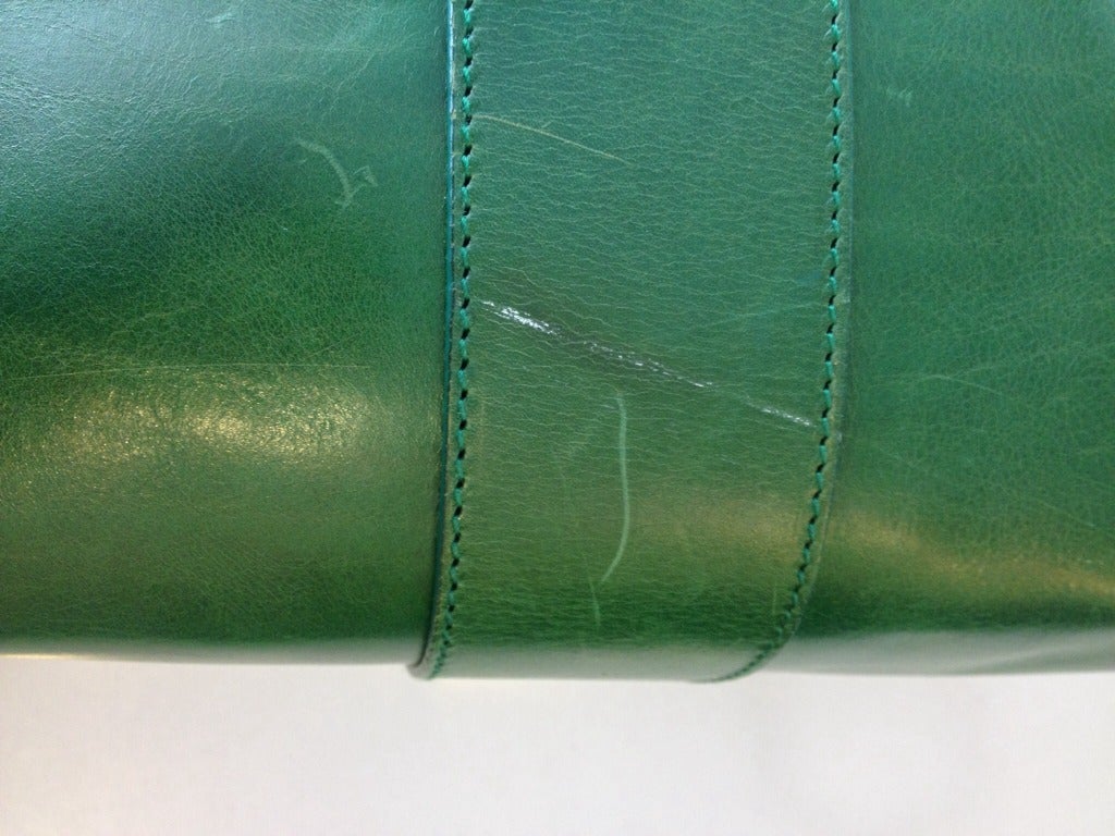 Alexander McQueen Green Leather Handbag 1