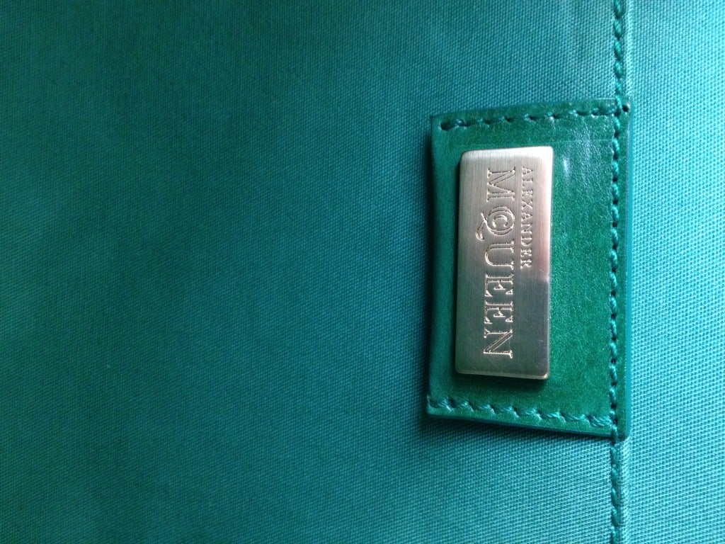 Alexander McQueen Green Leather Handbag 3