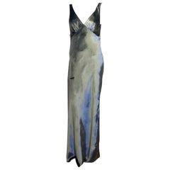 Marc Jacobs Ice Blue Velvet Gown