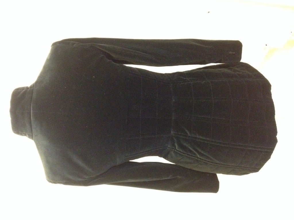 Chanel Black Velvet Jacket 1