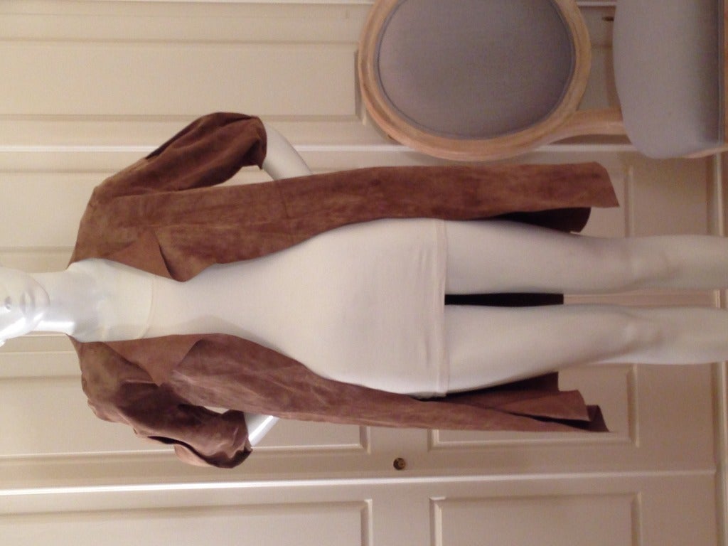 Marni Tan Suede Coat