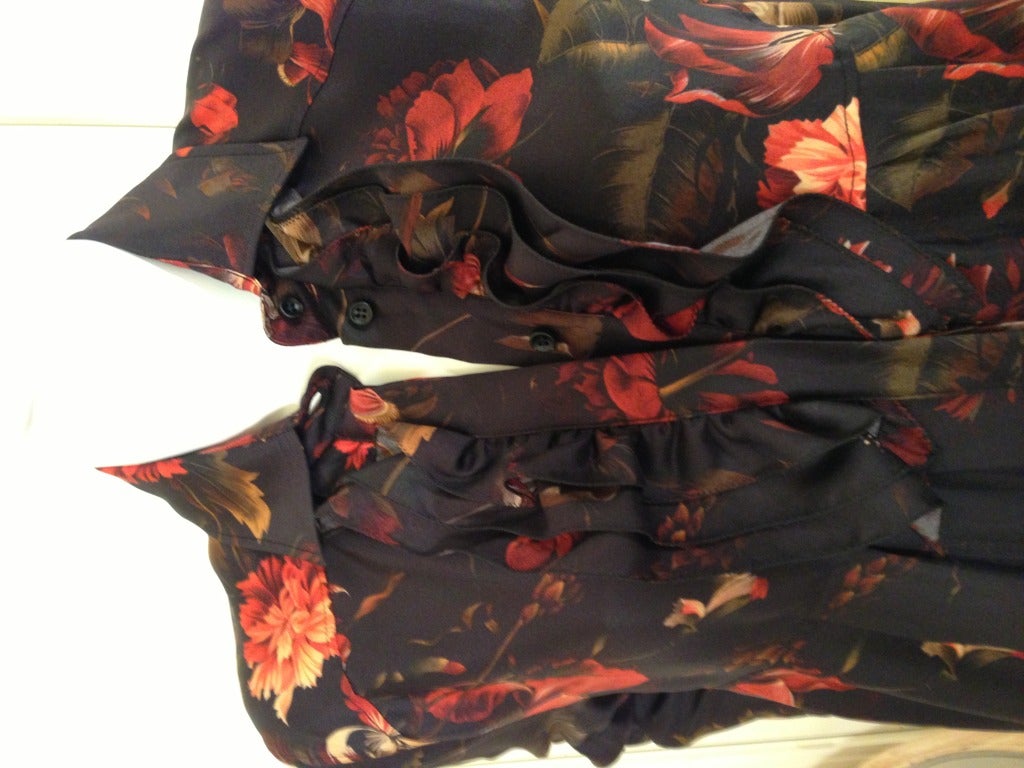Givenchy Silk Floral Dress 1