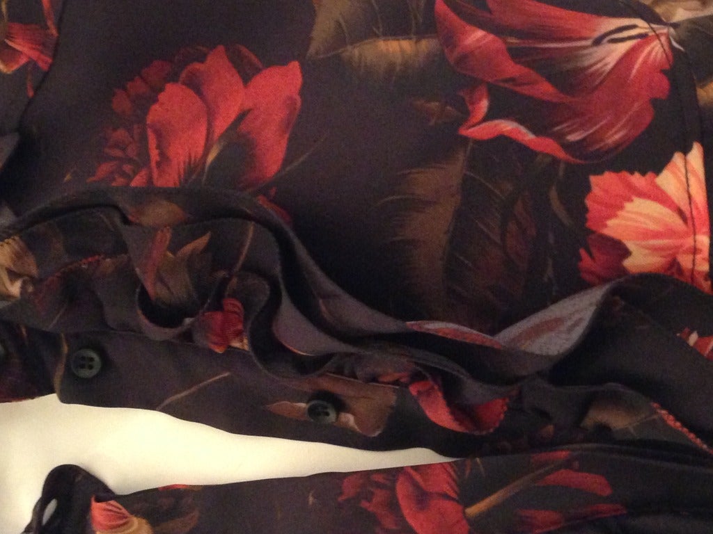 Givenchy Silk Floral Dress 3