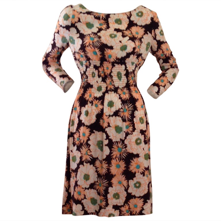 Prada Floral Dress at 1stdibs