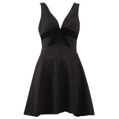 Moschino Gray Dress with Bow
