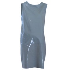 Marni Ice Blue Patent Leather Dress