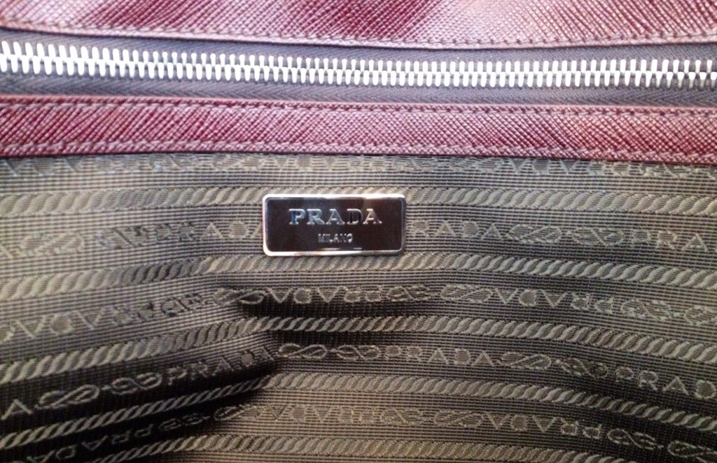 Women's or Men's Prada Maroon Briefcase