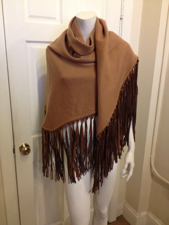 how to wear hermes cashmere shawl