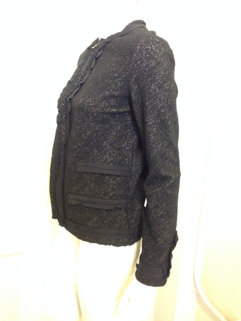 Lanvin Charcoal Grey Wool Jacket 1