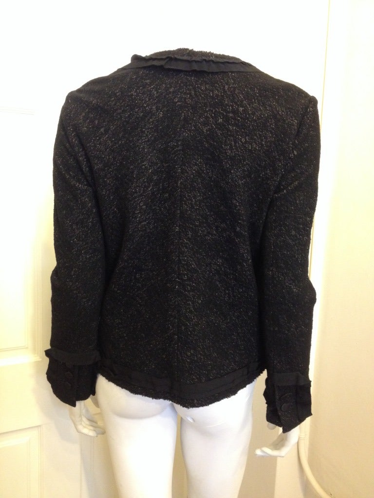 Lanvin Charcoal Grey Wool Jacket 4