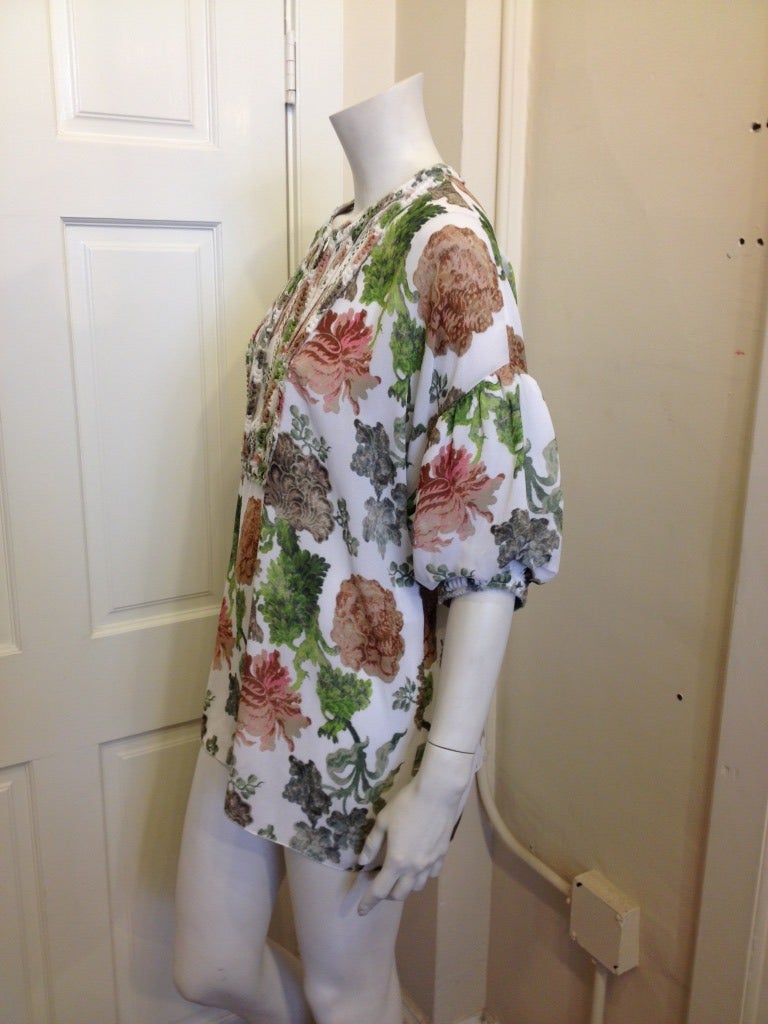 Women's Andrew Gn Floral Top