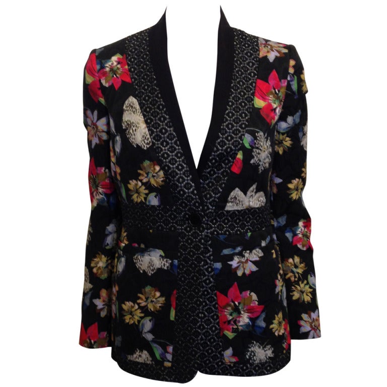 Etro Multicolored Floral Jacket