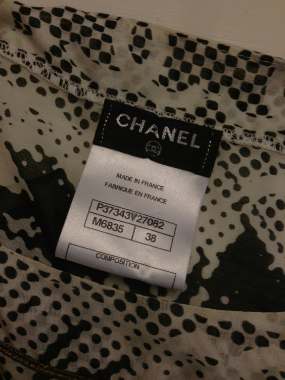 Chanel cotton /silk tunic 2