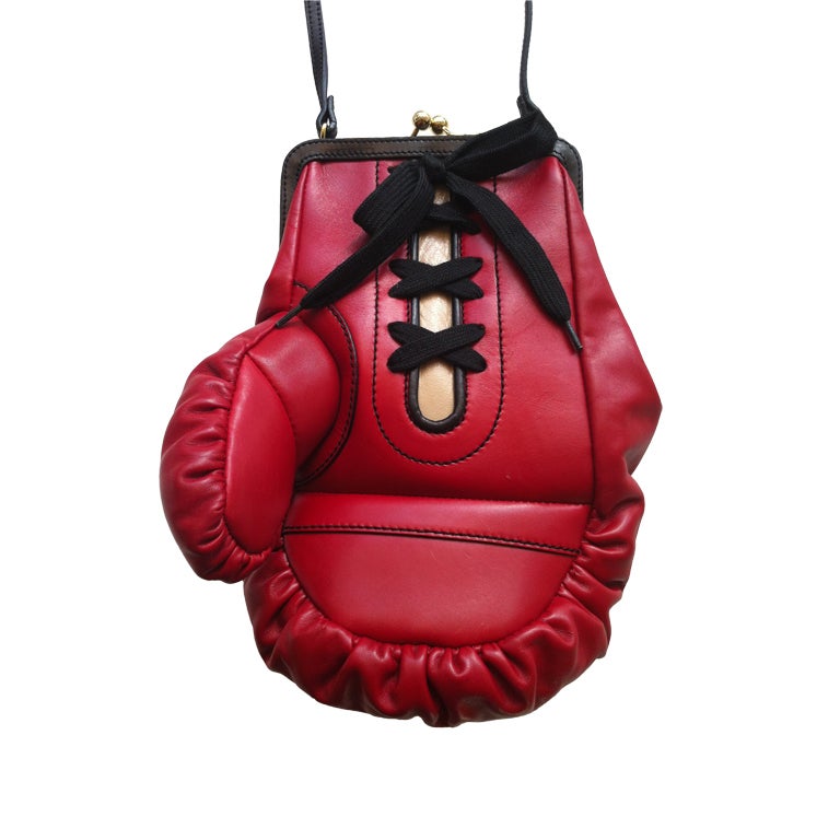 2001 Moschino Vintage Boxing Ball Purse at 1stdibs