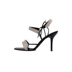 Narciso Rodriguez Black and White Sandals