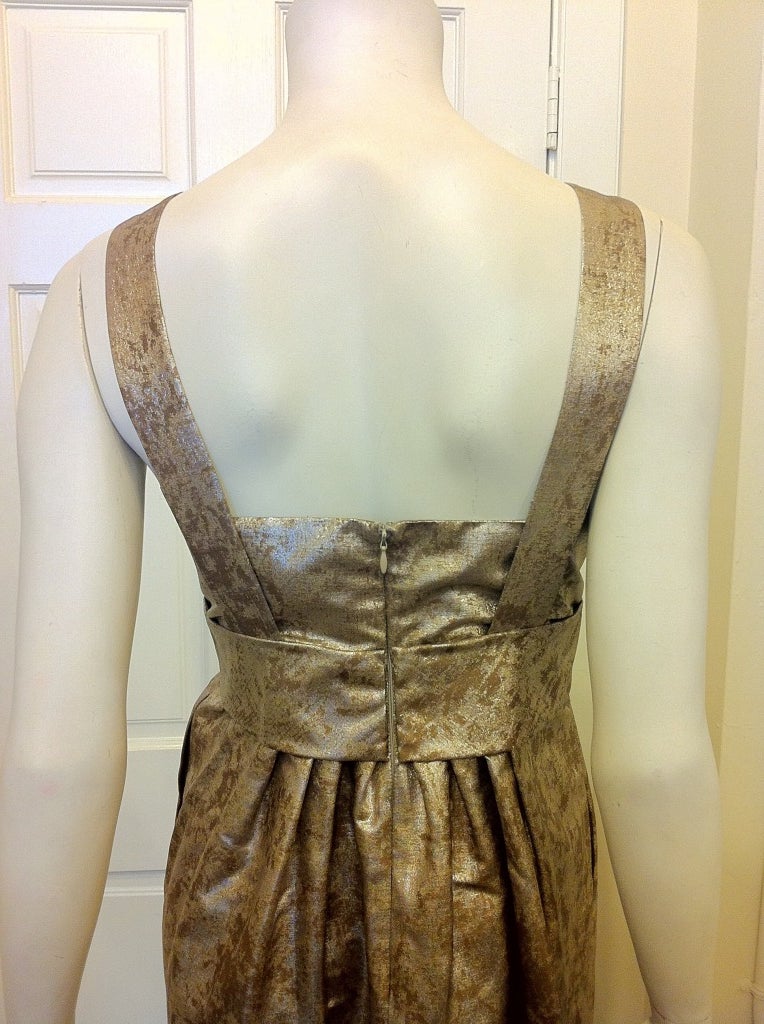 Etro Gold Dress In Excellent Condition In San Francisco, CA