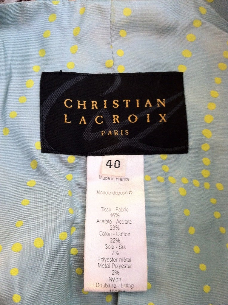 Christian LaCroix Floral Jacket 2