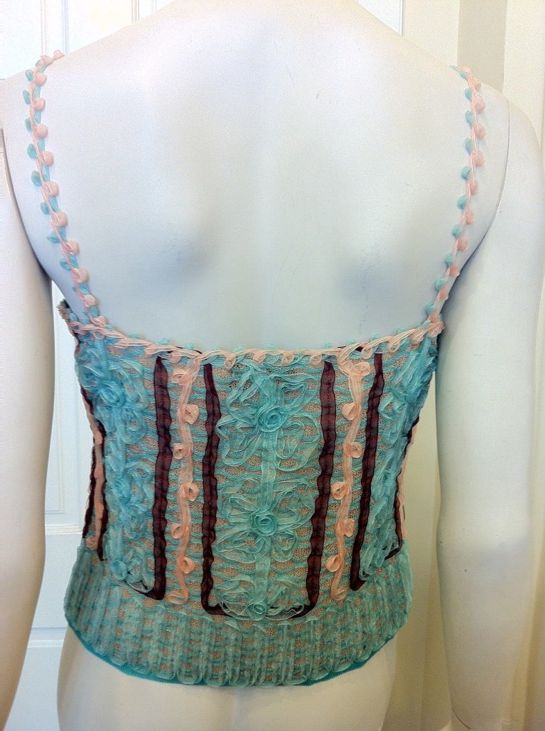 Christian LaCroix Ribbon Camisole In Excellent Condition In San Francisco, CA