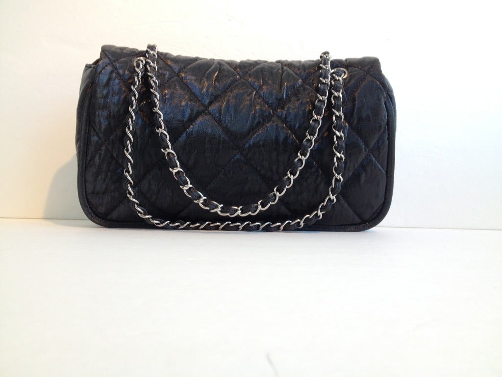 Chanel Black Fabric Purse 2