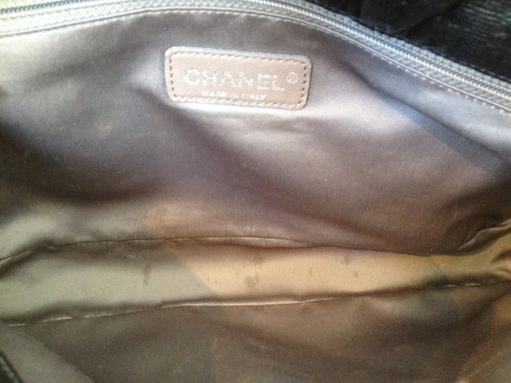 Chanel Black Fabric Purse 3