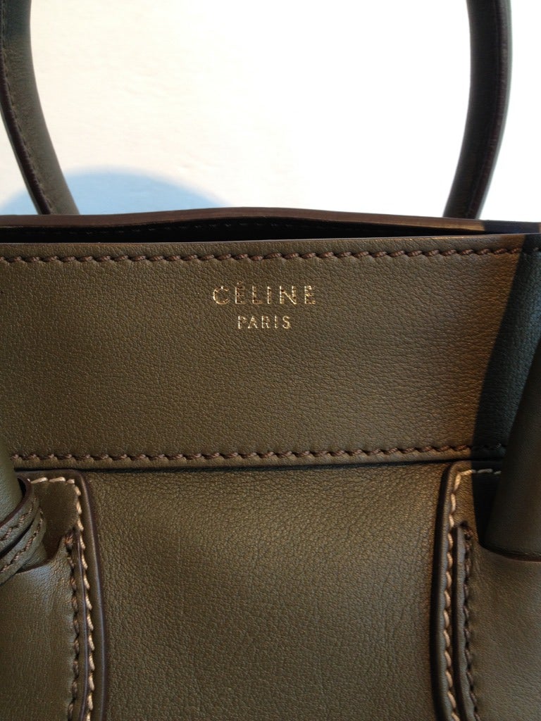 This Celine bag is one of the most popular pieces out there right now. It holds everything you need for everyday use and still has a room left over. What makes this Celine bag different from the other mini luggage is the envelope pocket in the