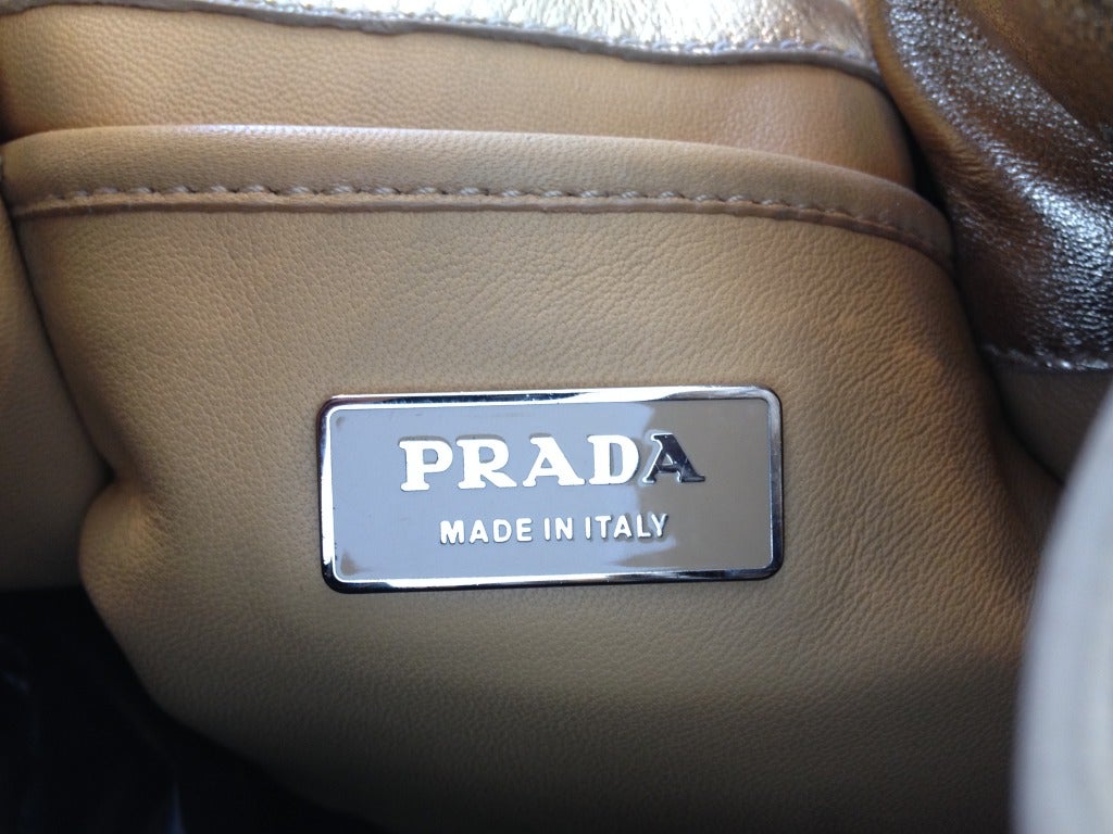 Women's Prada Gold Purse