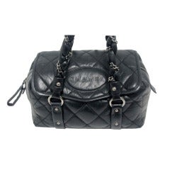 '05 Chanel Distressed Leather Shoulder Bag