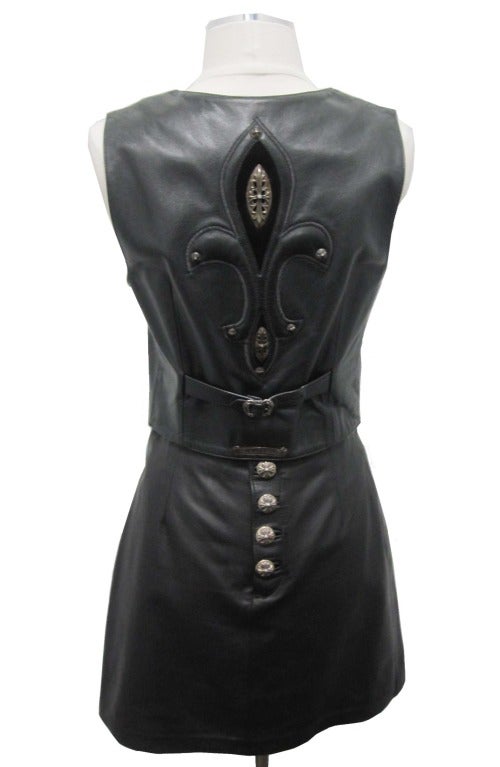 chrome hearts skirt
