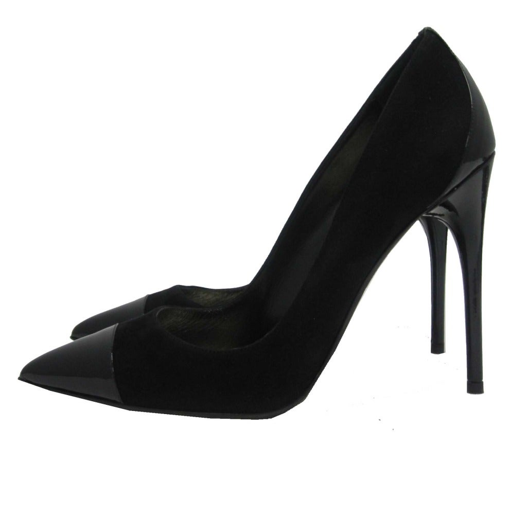 Tom Ford Patent and Suede Pump 1
