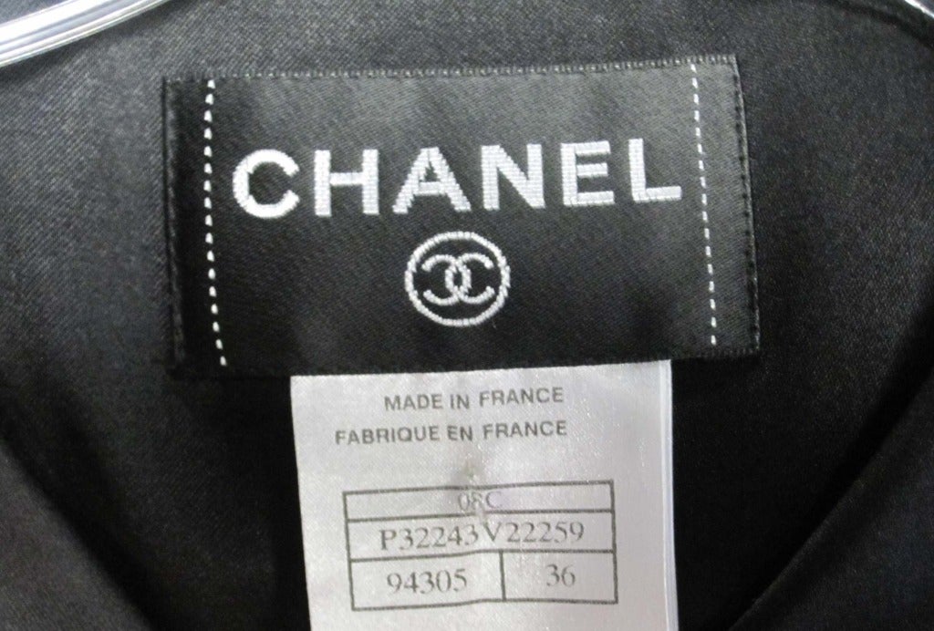 Chanel 08C Silk Dress For Sale 4