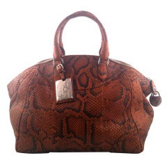 Ralph Lauren Python Handbag