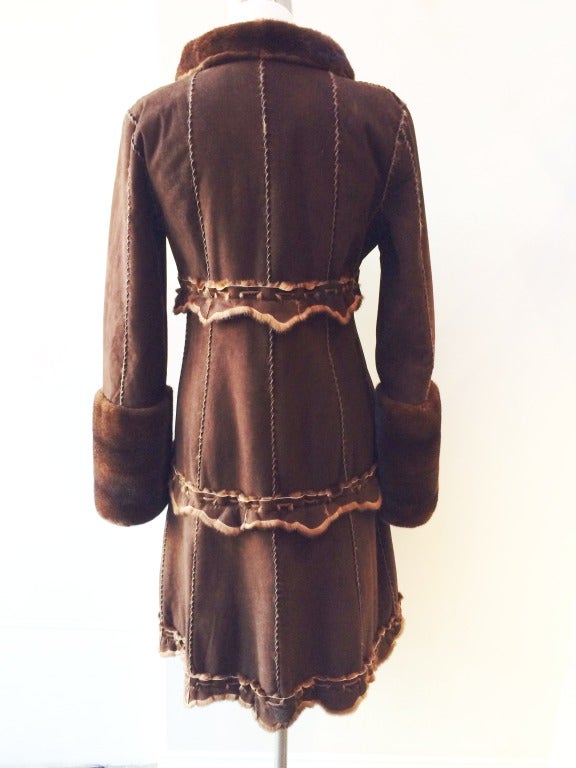 Dennis Basso Reversible Sheared Mink Coat