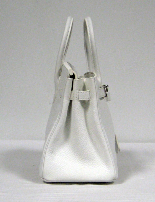 '09 Hermes 30cm White Birkin