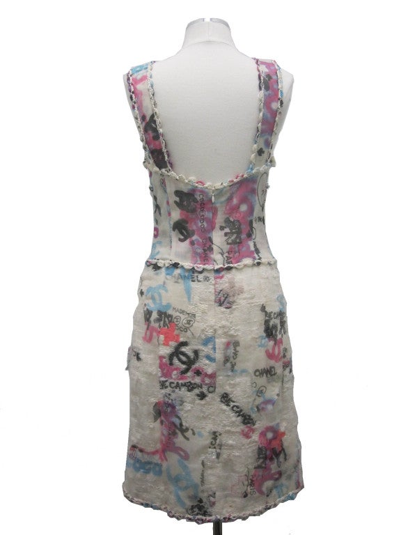Chanel '07 Graffiti Dress 1