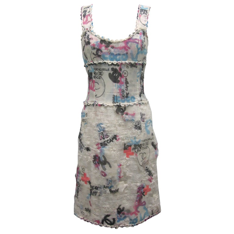 Chanel '07 Graffiti Dress