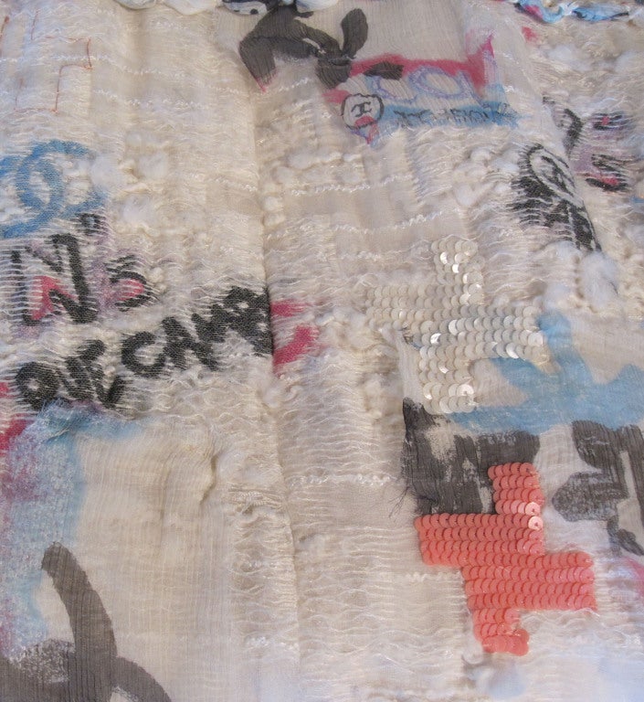 Chanel '07 Graffiti Dress 3