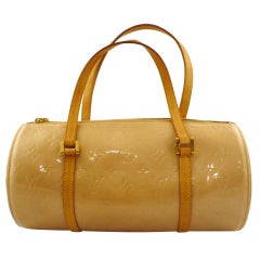 Louis Vuitton Beige Bedford Vernis Barrel Bag 2002