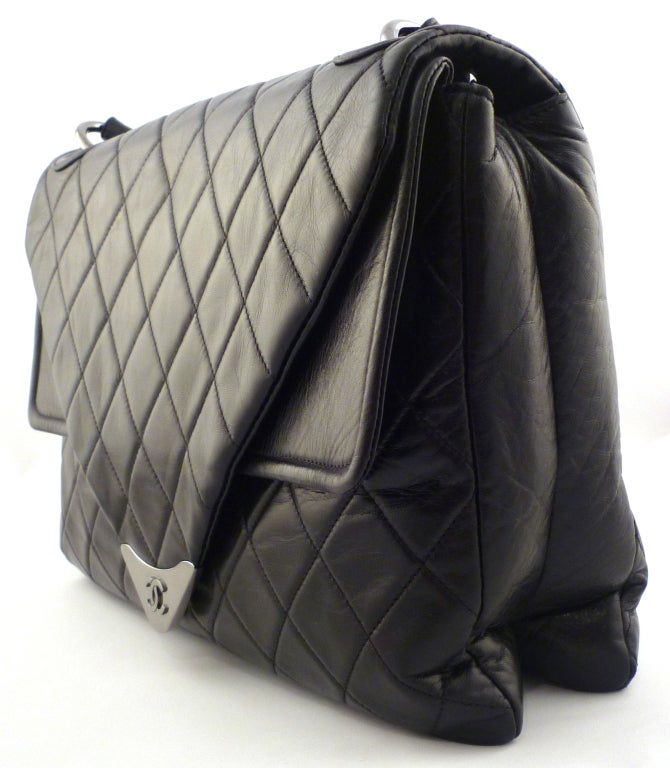 Chanel 2007 Quilted Lambskin Envelope Bag 2