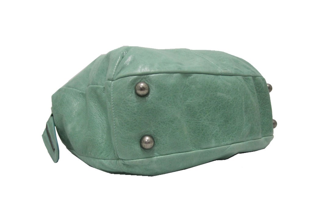 Balenciaga Leather Ring Handle Handbag 2