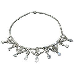 Classic Elegant Tiffany & Co. Diamond Necklace
