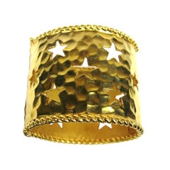 Celine Wide Cuff Bracelet Be a Star! 9