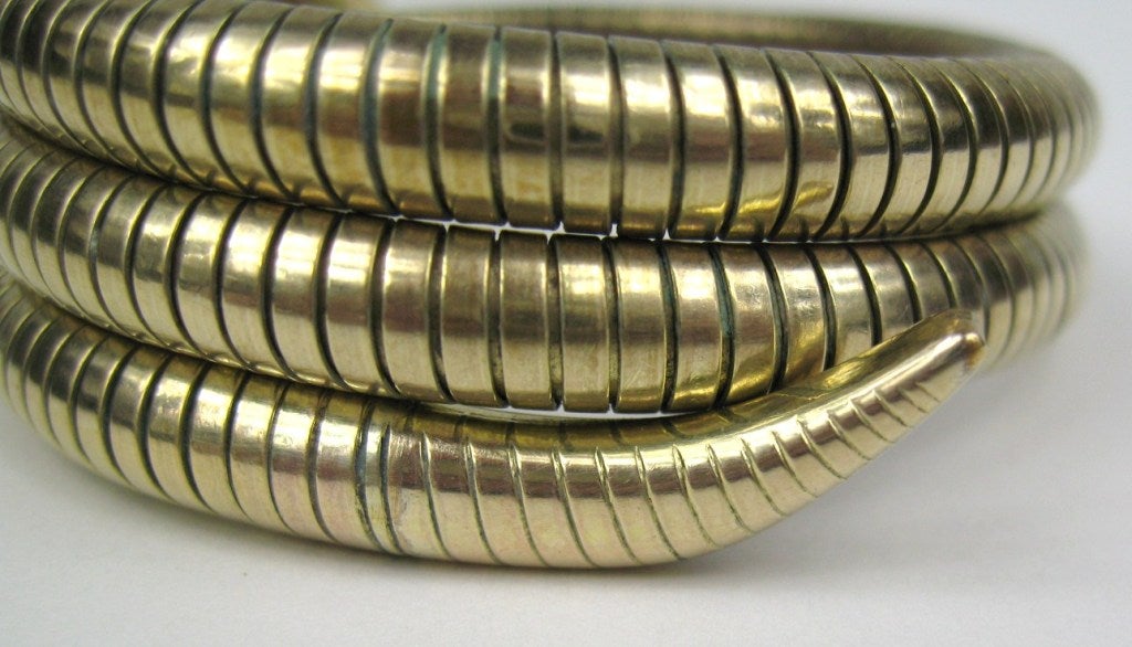 3 Coil Snake Bracelet For Sale At 1stdibs