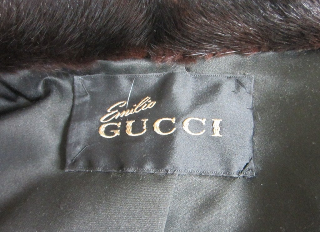 Women's or Men's 70s Men's Emilio Gucci MINK Coat