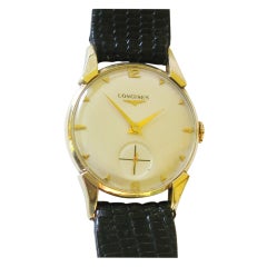 Vintage Longines Yellow Gold Wristwatch Watch