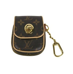 Used Louis Vuitton Classic Monogram Cell Case Key Chain