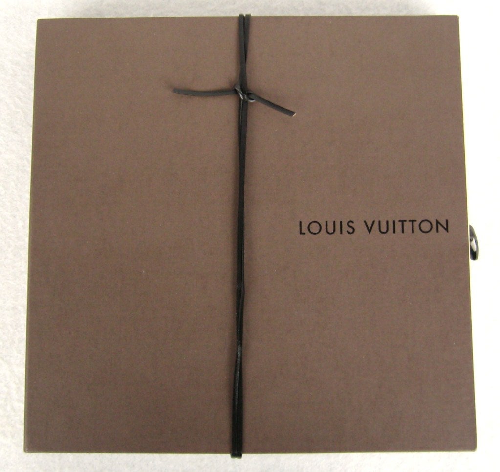 Louis Vuitton Classic Brown  Silk Scarf 2